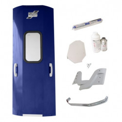 KIT DE CONVERSION DE PANNEAU DE FAÇADE AVANT MK1 (COMPOSITE) À MK2 (ALU)- BALA BLEU (HB506/511)