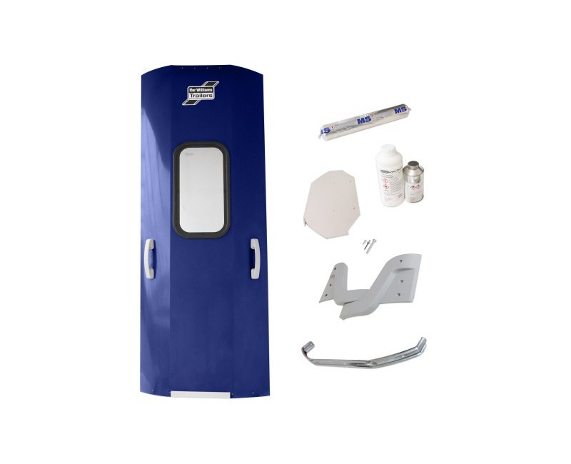 KIT DE CONVERSION DE PANNEAU DE FAÇADE AVANT MK1 (COMPOSITE) À MK2 (ALU)- BALA BLEU (HB506/511)