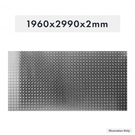 PLAQUE DE SEUIL EN ALUMINIUM 1960X2990X2MM