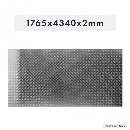 PLAQUE DE SEUIL EN ALUMINIUM 1765X4340X2MM