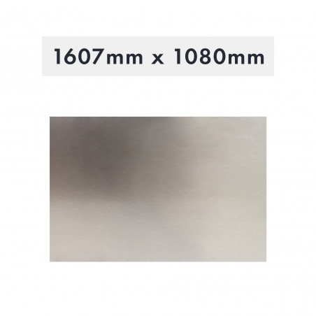 FEUILLE D'ALUMINIUM 1607 MM X 1080 MM X 2 MM