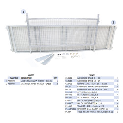 KIT REHAUSSES GRILLAGEES  - GX105