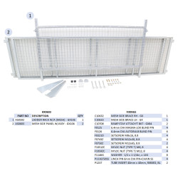 KIT REHAUSSES GRILLAGEES  - GX106