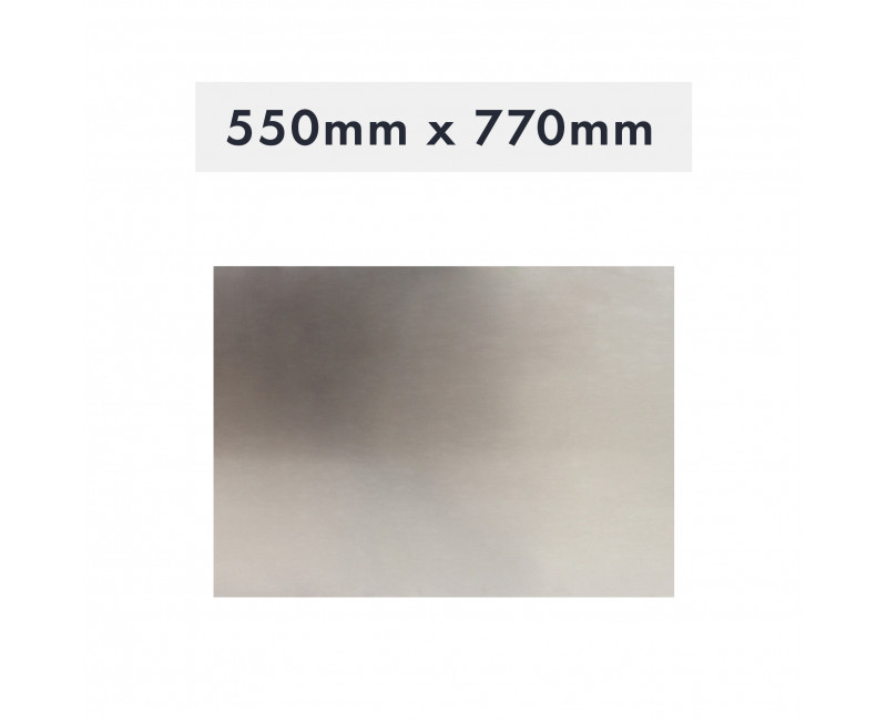 FEUILLE D'ALUMINIUM 550 X 770 X 2 MM