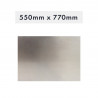 FEUILLE D'ALUMINIUM 550 X 770 X 2 MM