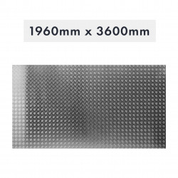 PLAQUE DE SEUIL EN ALUMINIUM 1960X3600X2MM