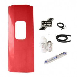 KIT PANNEAU DE FAÇADE AVANT MK2 (ALU)-ROUGE (HB506/511)