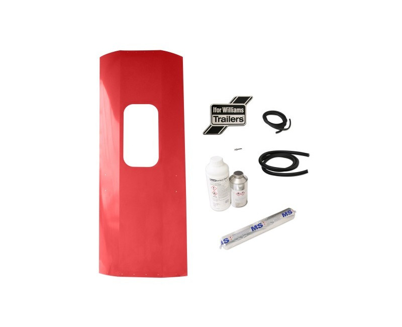 KIT PANNEAU DE FAÇADE AVANT MK2 (ALU)-ROUGE (HB506/511)