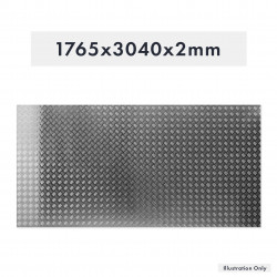 PLAQUE DE SEUIL EN ALUMINIUM 1765X3040X2MM