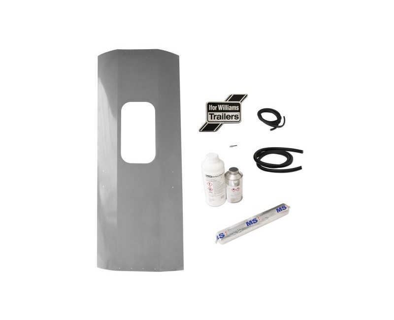 KIT PANNEAU DE FAÇADE AVANT MK2 (ALU)- ARGENT (HB506/511)