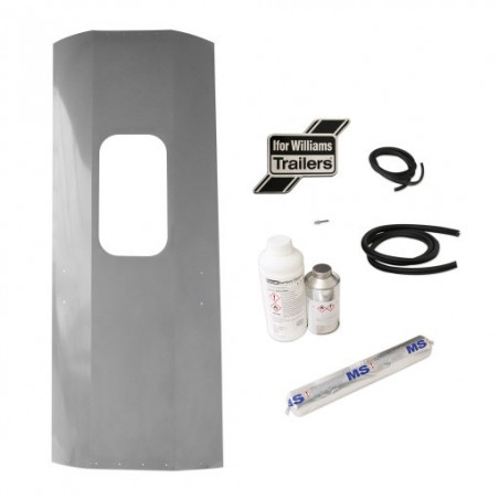 KIT PANNEAU DE FAÇADE AVANT MK2 (ALU)- ARGENT (HB506/511)