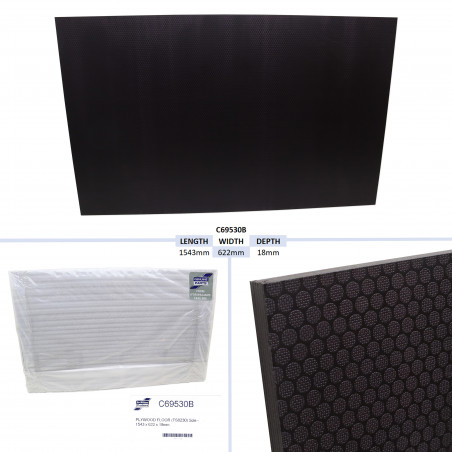 TAILLE DU SOL EN CONTREPLAQUE - 1543 X 622 X 18 MM