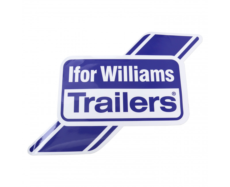 AUTOCOLLANT IW LOGO BLEU/BLANC GRAND