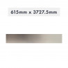 FEUILLE D'ALUMINIUM 615 X 3727,5 X 2 MM