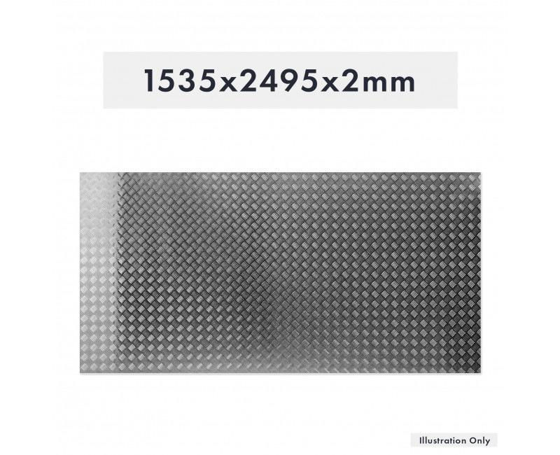 PLAQUE DE SEUIL EN ALUMINIUM 1535X2495X2MM